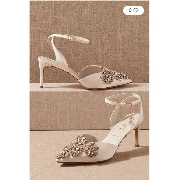 Anthropologie Something Bleu Emmie Heels 7.5 NEW BHLDN